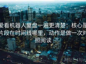 爱看机器人复盘一遍更清楚：核心是片段在时间线哪里，动作是做一次对照阅读